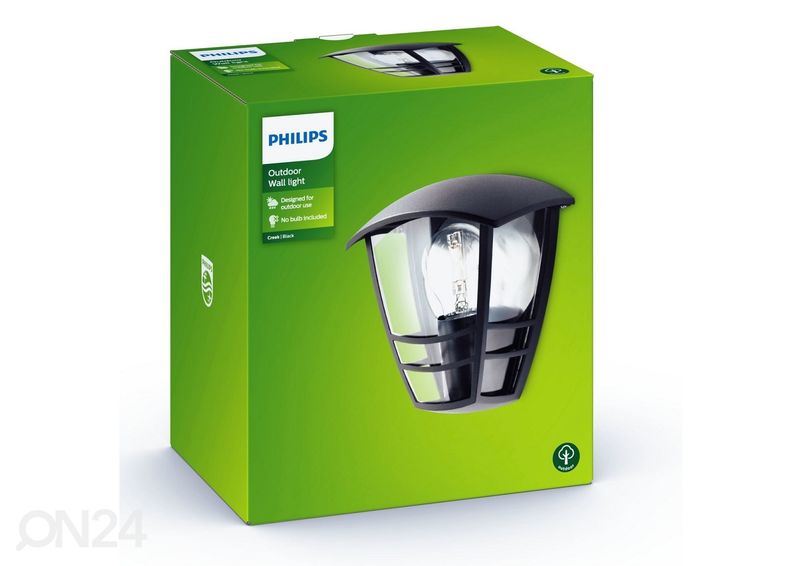 Настенный светильник Philips Creek E27 черный увеличить