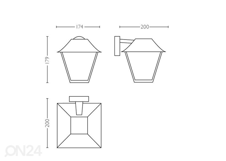 Настенный светильник Philips myGarden Alpenglow E27 увеличить