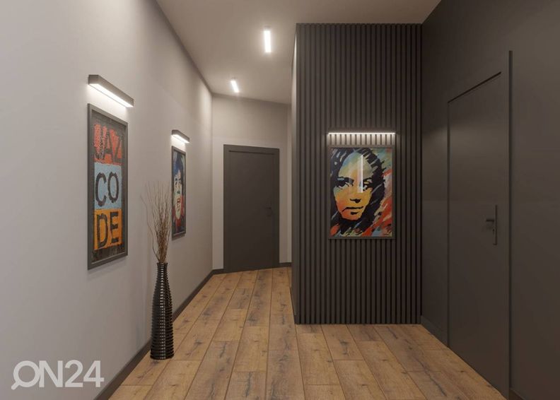 Настенный светильник Pinne 150, серый увеличить