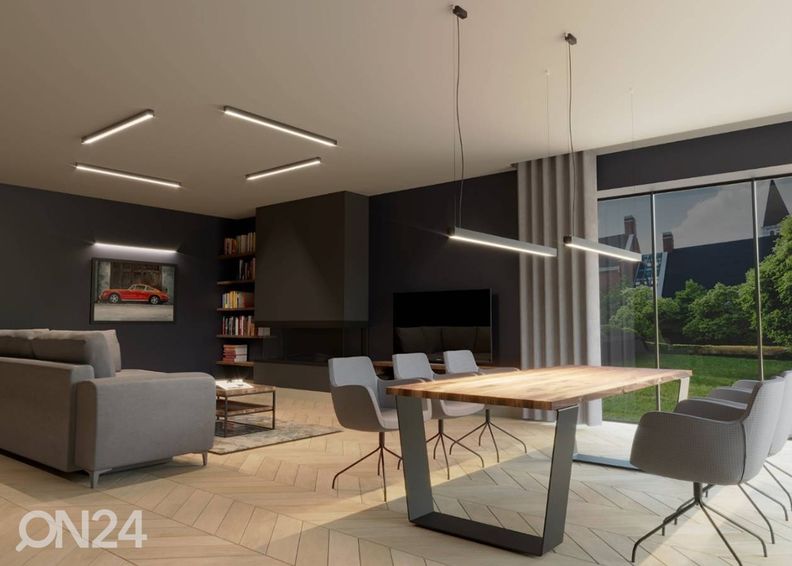 Настенный светильник Pinne 150, серый увеличить