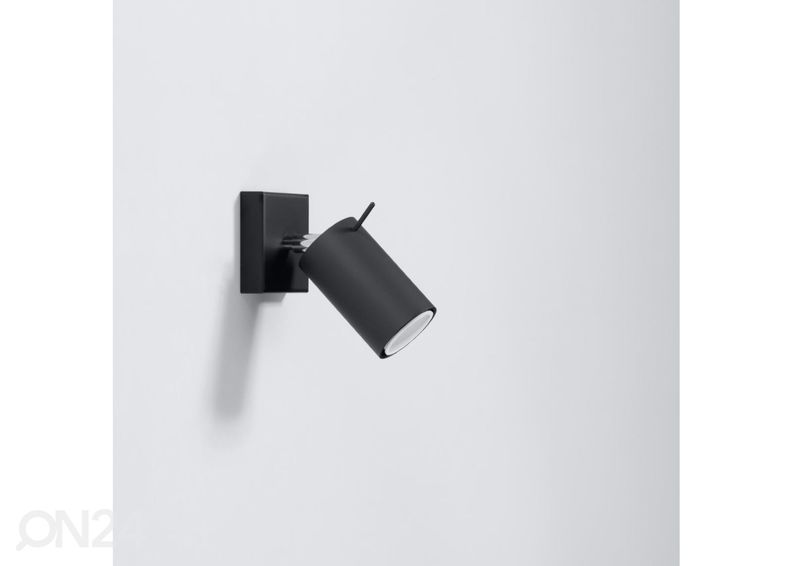 Настенный светильник Ring черный с выключателем увеличить