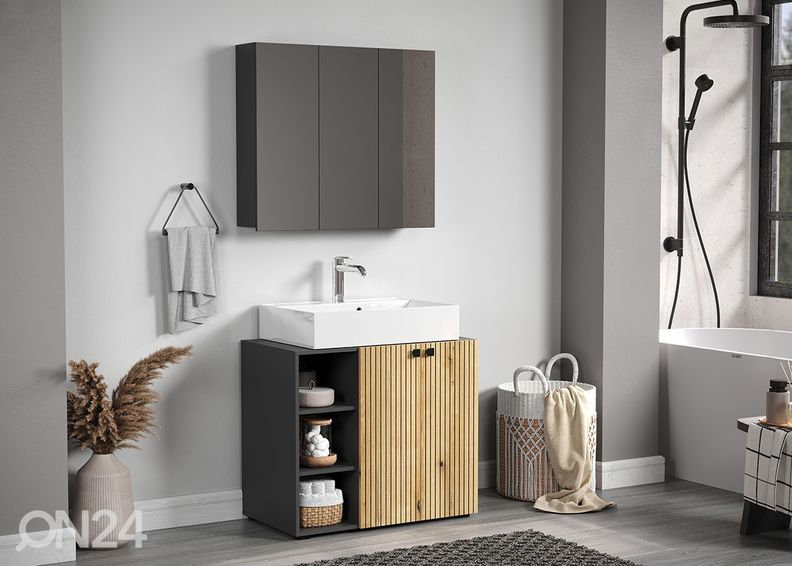 Настенный шкаф для ванной 90 см Pure Bliss увеличить