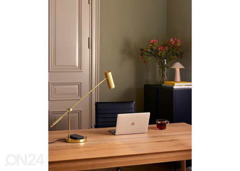 Настольная лампа Hubble Read, золотистый увеличить