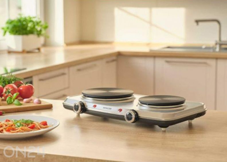 Настольная плита с 2 зонами Sencor SCP2256SS увеличить