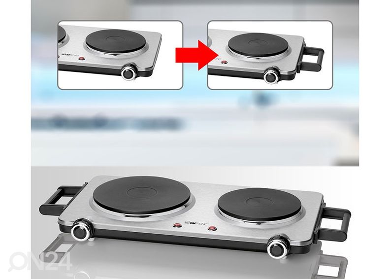 Настольная плита с 2 конфорками Clatronic DKP3668E увеличить