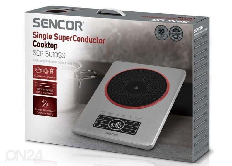 Настольная плита Sencor SCP5010SS со сверхпроводниковой технологией увеличить