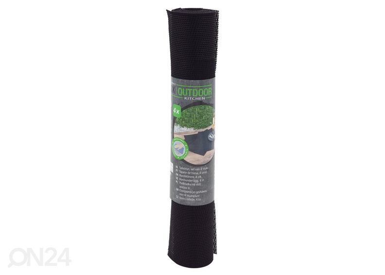 Настольный коврик 4 шт, черные увеличить