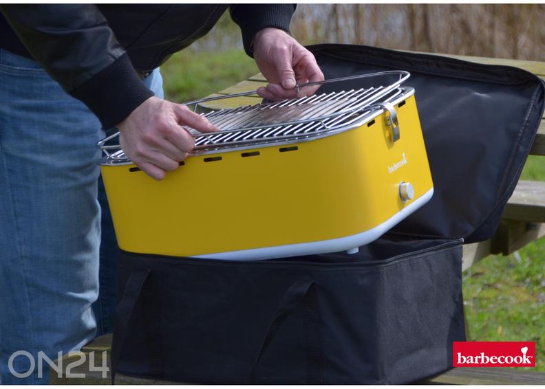 Настольный угольный гриль Barbecook Carlo 44 × 33 × 21 см, жёлтый увеличить