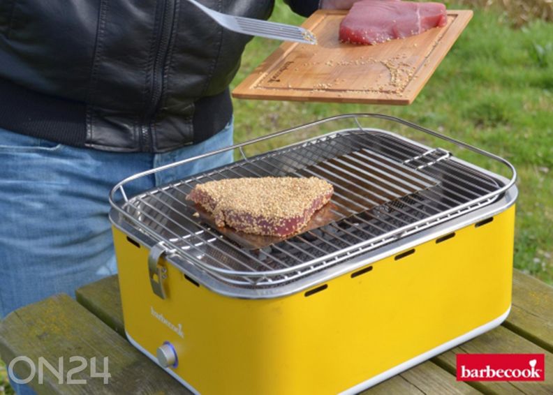 Настольный угольный гриль Barbecook Carlo 44 × 33 × 21 см, жёлтый увеличить