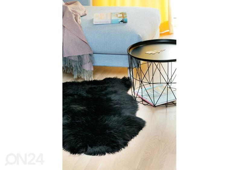 Натуральная овчина Merino black M ±60x90 см увеличить