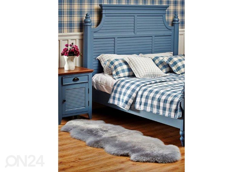 Натуральная овчина Merino grey Duo ± 60x180 см увеличить