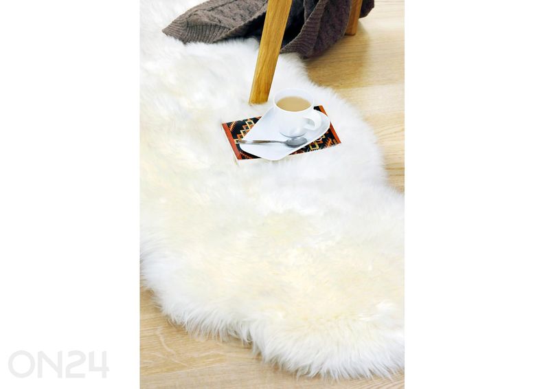 Натуральная овчина Merino natural white Duo ±60x180 см увеличить