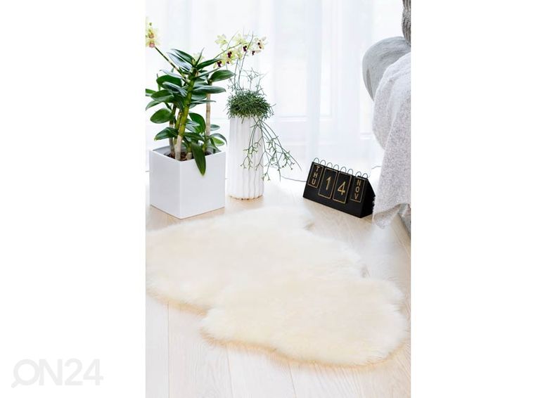 Натуральная овчина Merino natural white M ±60x90 см увеличить