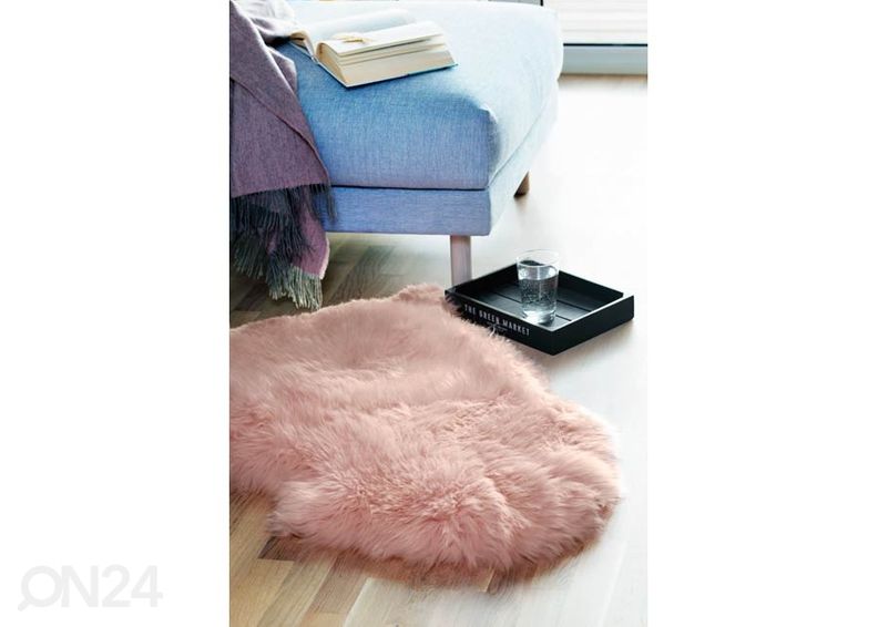 Натуральная овчина Merino rosa M ±60x90 см увеличить
