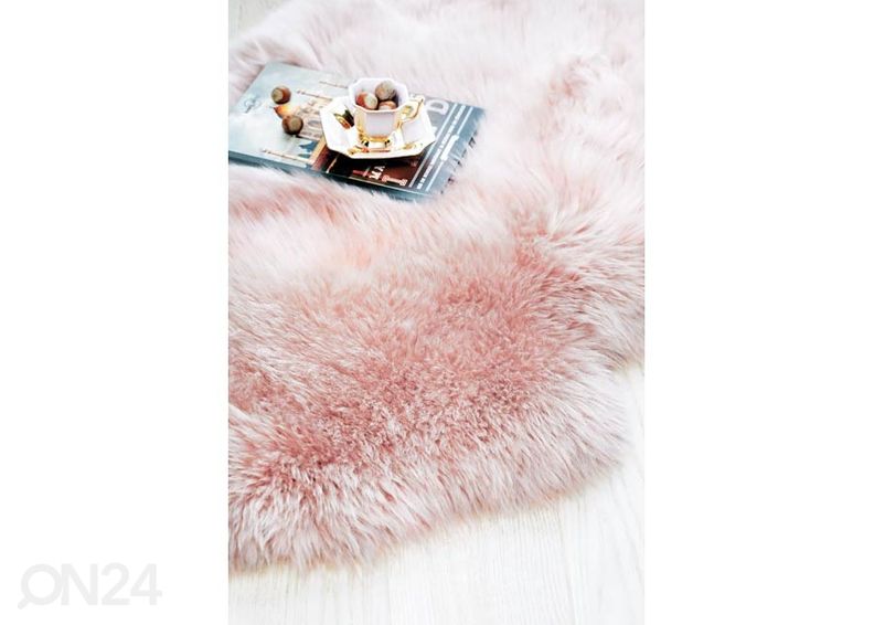 Натуральная овчина Merino rosa M ±60x90 см увеличить