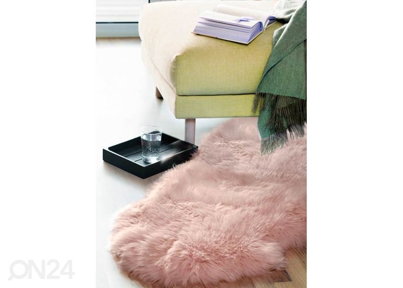 Натуральная овчина Merino rosa M ±60x90 см увеличить