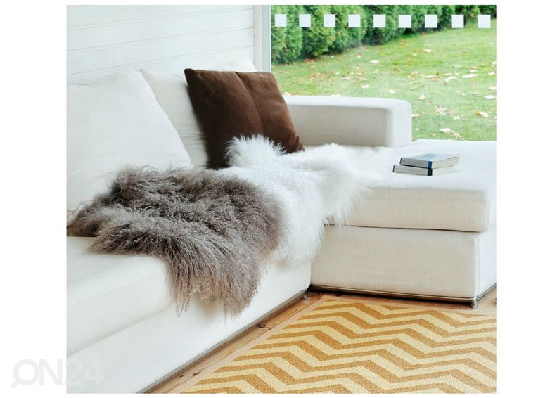 Натуральная овчина Mongolian white 60x90 см увеличить