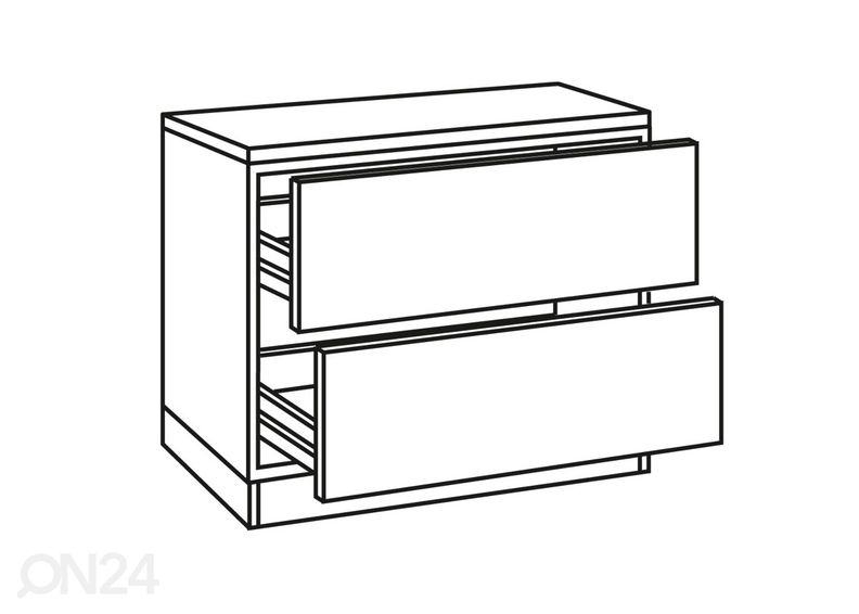 Нижний кухонный шкаф Oslo 100 cm увеличить