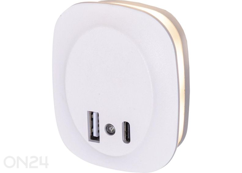 Ночник с USB-зарядкой увеличить