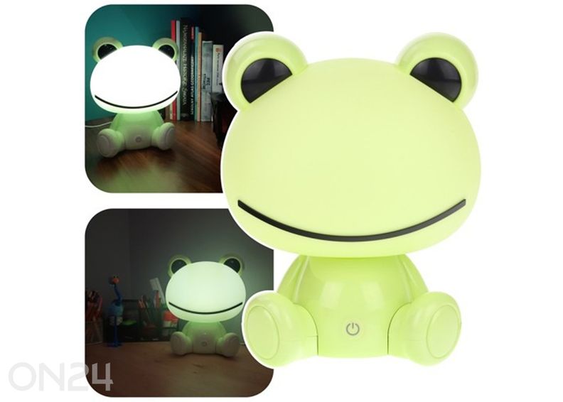 Ночник Frog LED, зеленая увеличить