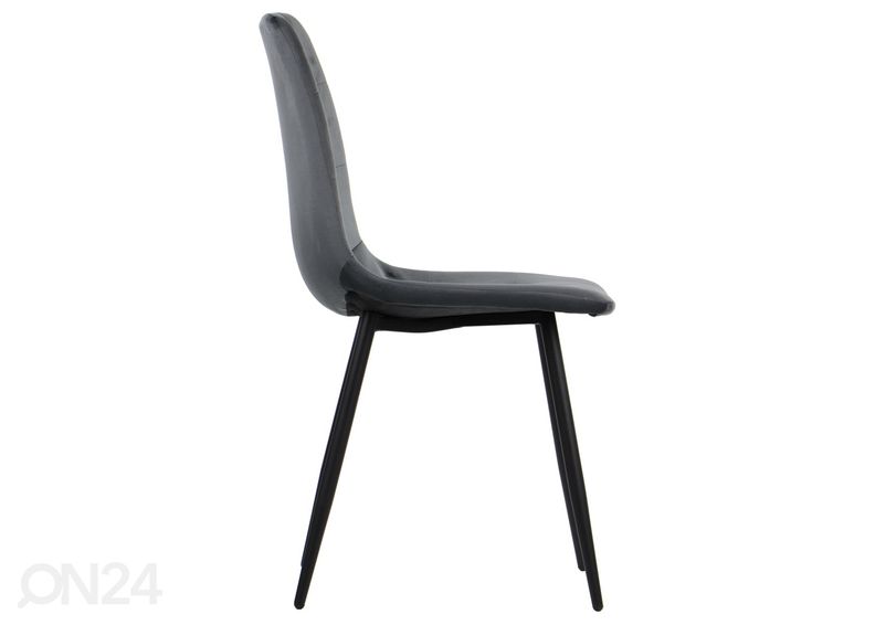 Обеденные стулья 4 шт, серый увеличить