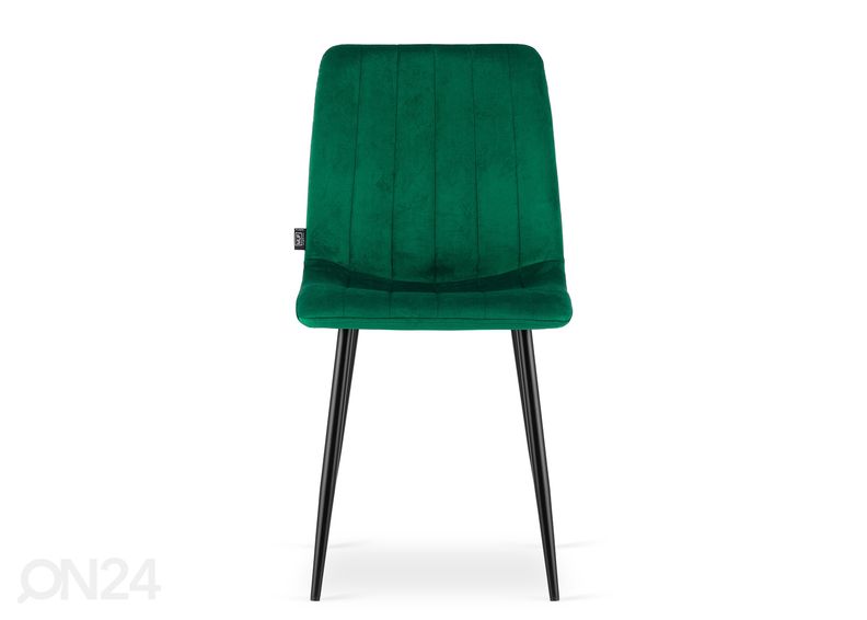 Обеденные стулья Lava 4 шт, тёмно-зелёный увеличить