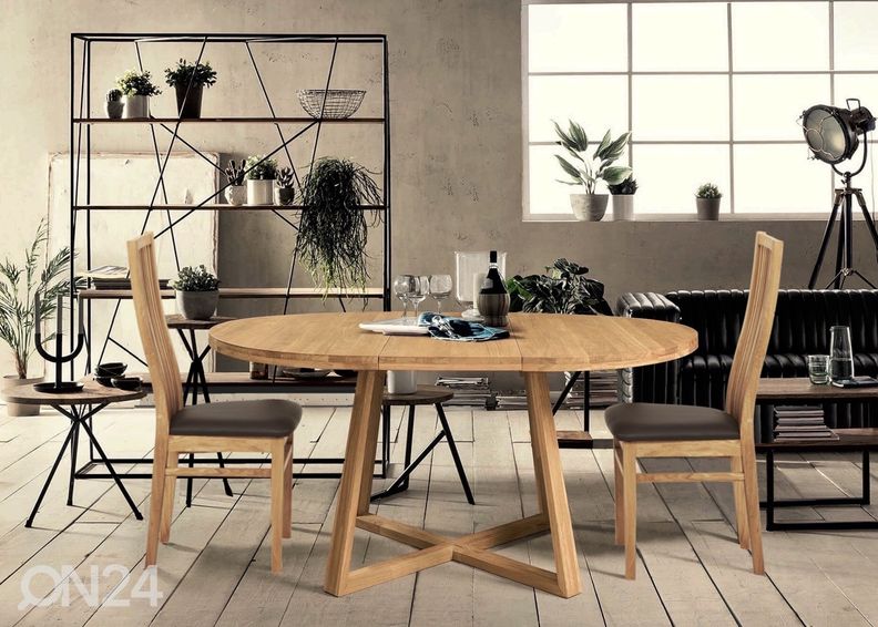 Обеденный комплект из массива дуба Merbi 7 увеличить