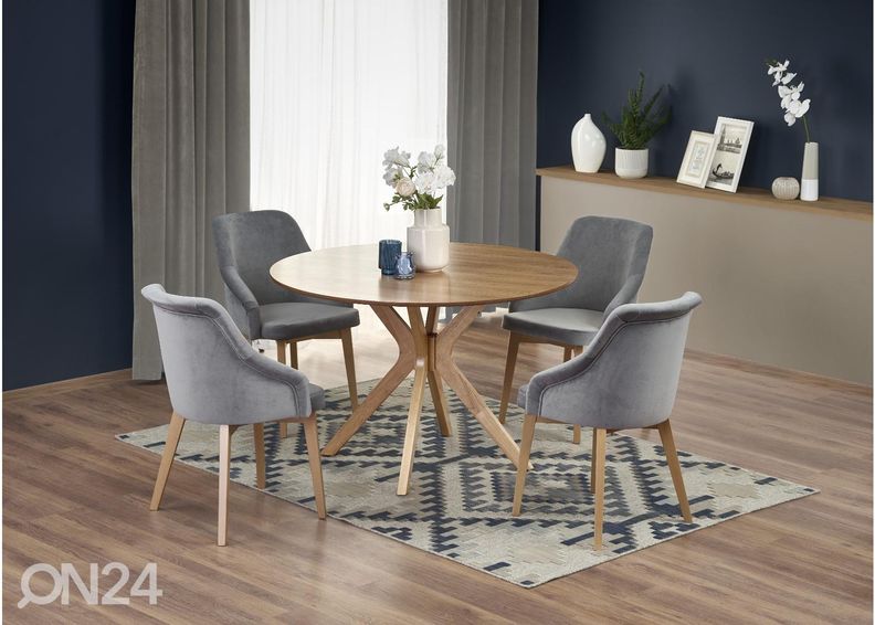 Обеденный стол Ø 120 cm увеличить