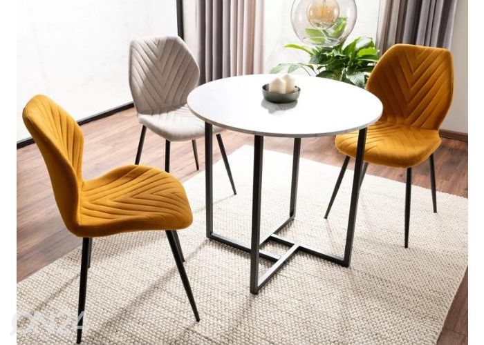 Обеденный стол Ø 80 см увеличить