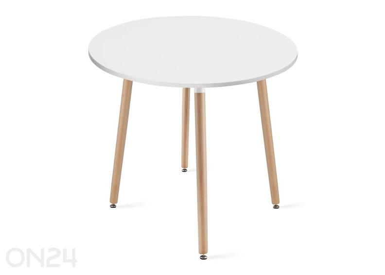 Обеденный стол Ø80 см увеличить