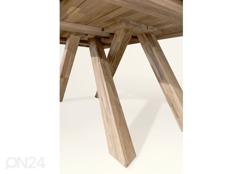 Обеденный стол из массива дуба Dexter 1 200x100 cm увеличить