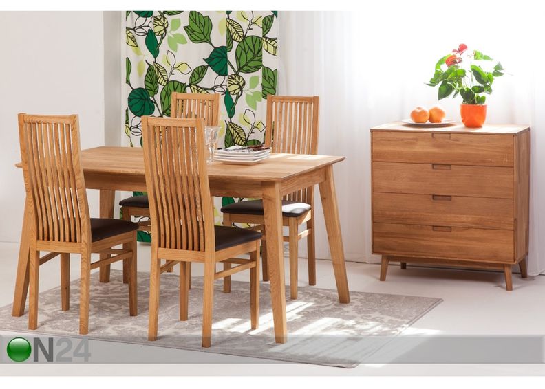 Обеденный стол из массива дуба Genf 140x90 cm увеличить