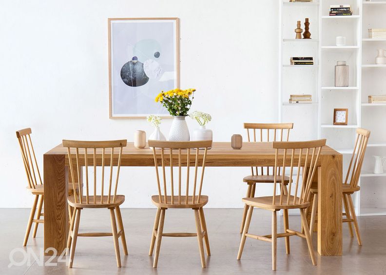 Обеденный стол из массива дуба Noa 200x100 cm увеличить