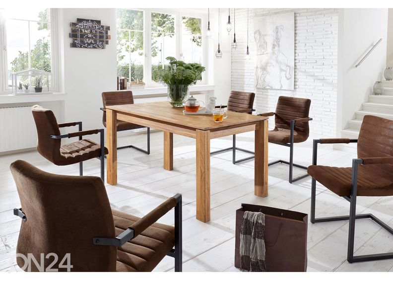 Обеденный стол из массива дуба Provence 4 140x90 cm увеличить