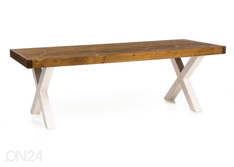 Обеденный стол и 2 скамейки увеличить