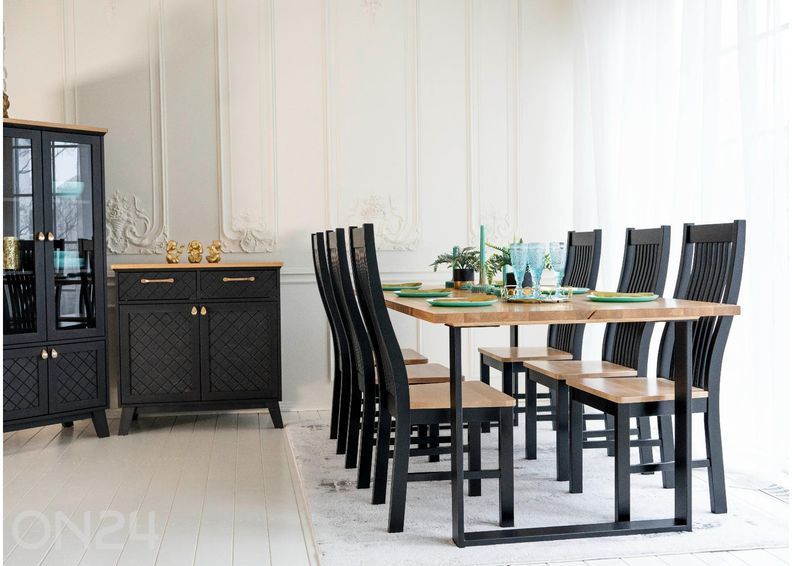 Обеденный стол и 6 стульев Tommy увеличить