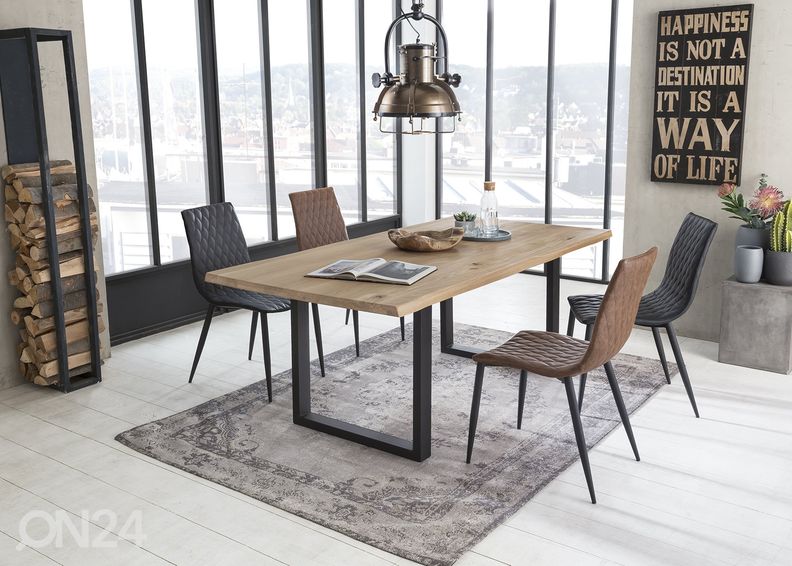 Обеденный стол 80x120 cm, натуральный увеличить