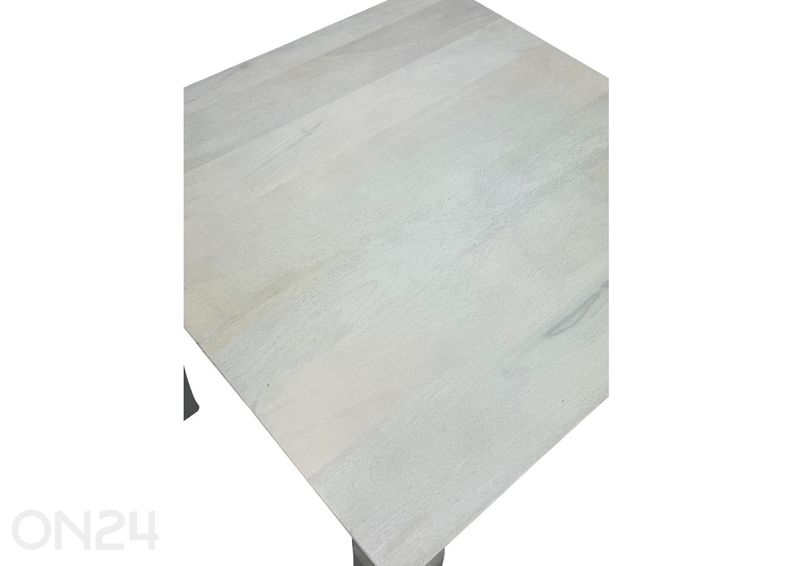 Обеденный стол 80x80 см, белый увеличить