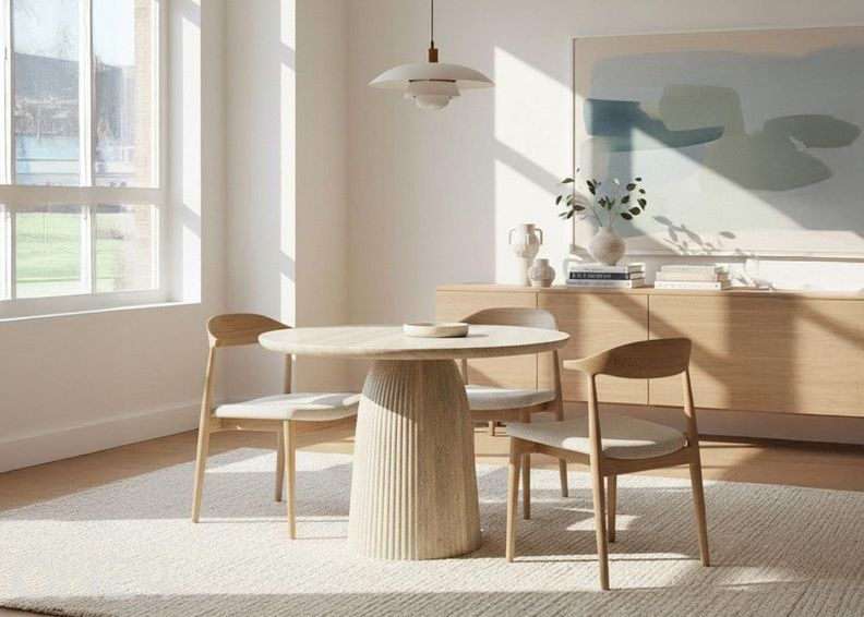 Обеденный стол Amanda D110, бежевый увеличить