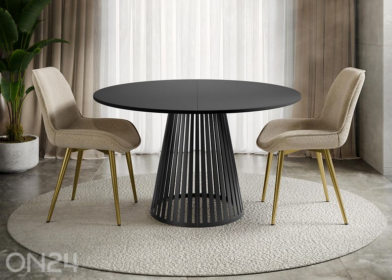 Обеденный стол Cone 120x120-196 см увеличить