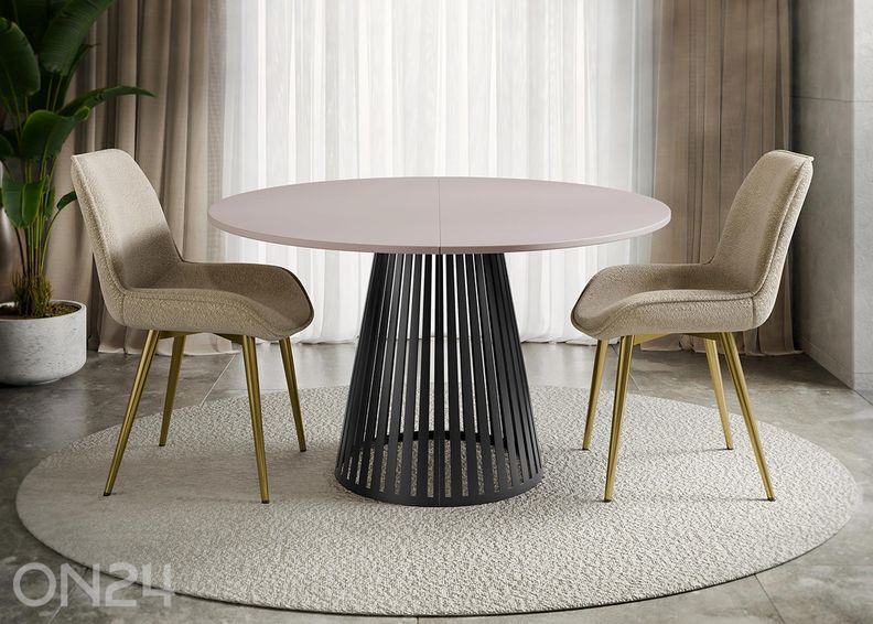 Обеденный стол Cone 120x120-196 см увеличить