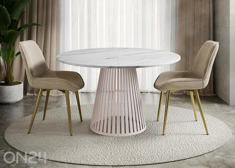 Обеденный стол Cone 120x120-196 см увеличить