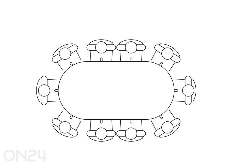 Обеденный стол Oscar 100x200 см увеличить