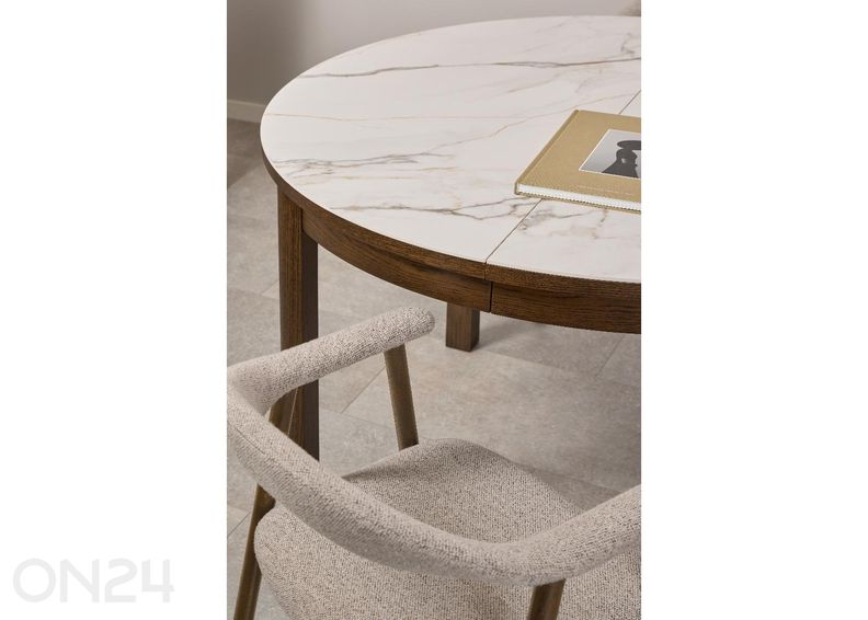 Обеденный стол Soro Ø120 см увеличить