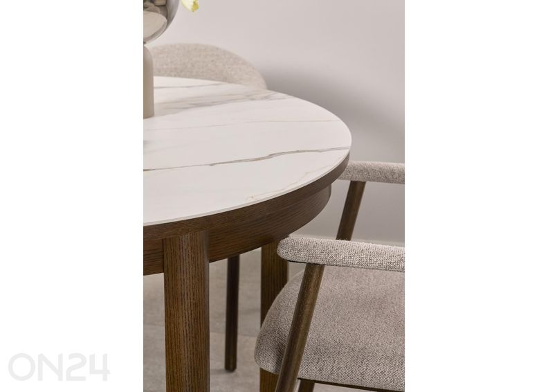 Обеденный стол Soro Ø120 см увеличить