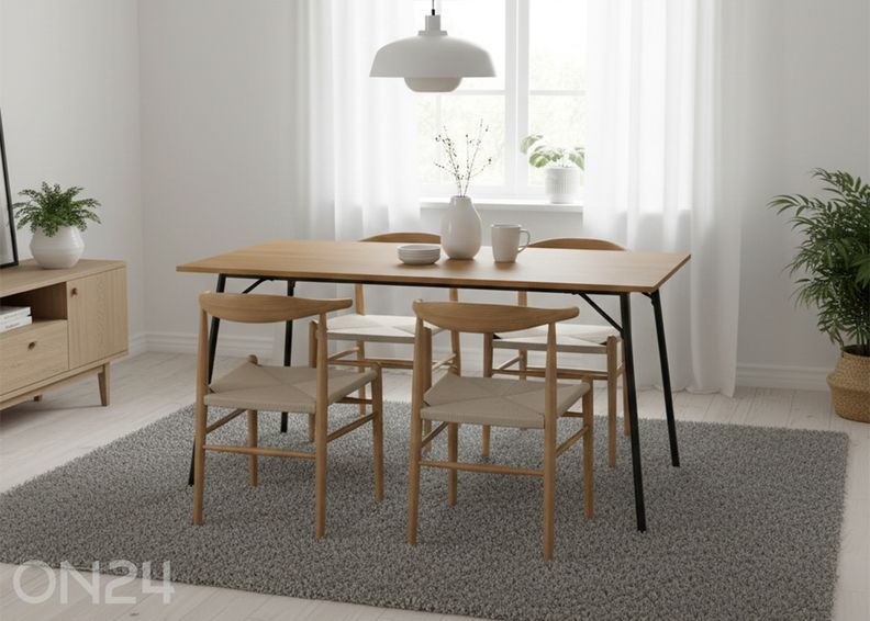 Обеденный стол Tiivo 120x80 дикий дуб увеличить