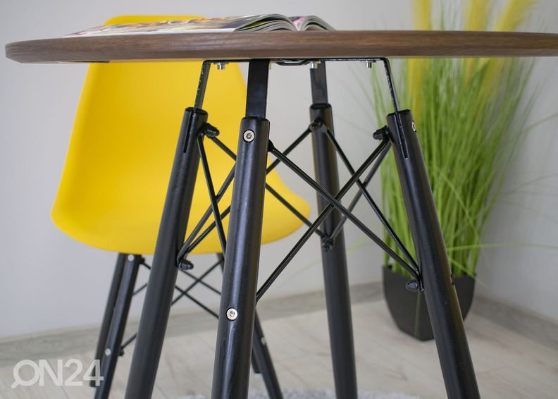 Обеденный стол Todi Ø60 cm, тёмный ясень увеличить