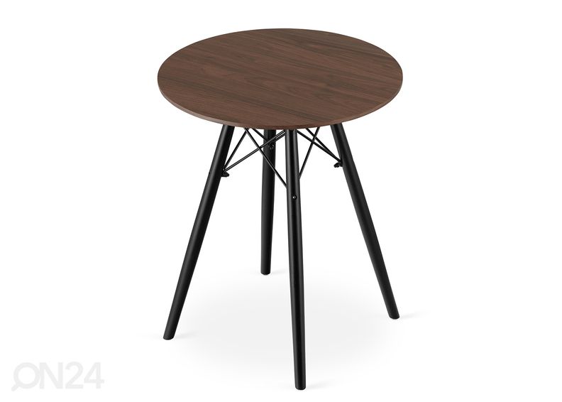 Обеденный стол Todi Ø60 cm, тёмный ясень увеличить