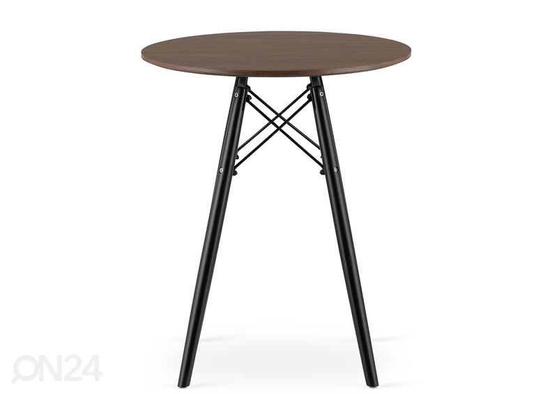 Обеденный стол Todi Ø60 cm, тёмный ясень увеличить