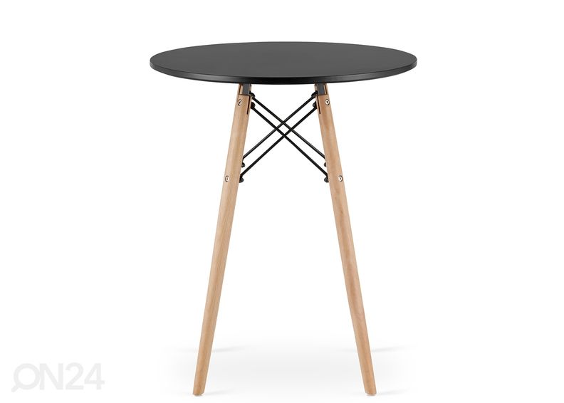 Обеденный стол Todi Ø60 cm, чёрный увеличить